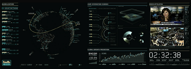 Illustration for article titled The beautiful science behind the DNA discs, solar sailors and board rooms in Tron: Legacy